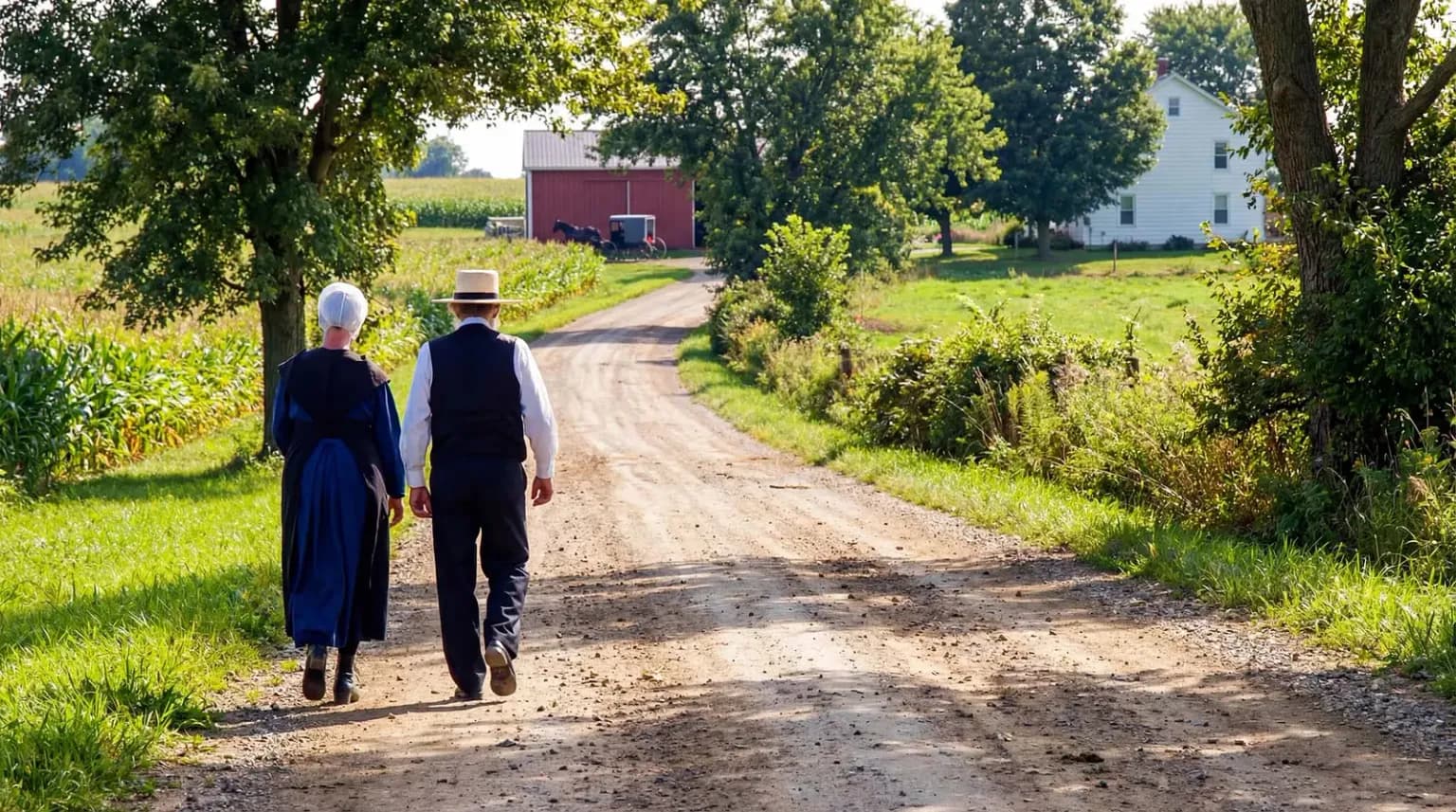 The Yoder family — Amish basket weavers on the Iowa-Missouri border